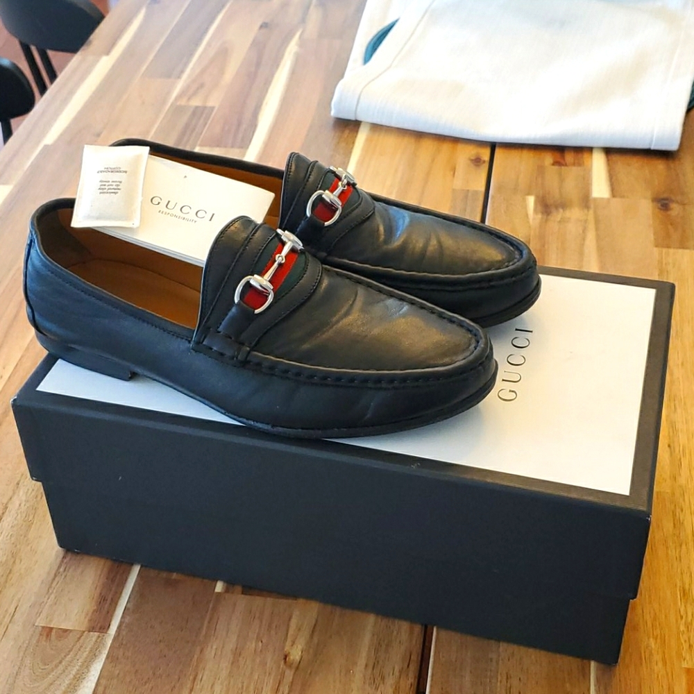 Gucci loafers with horsebit detail